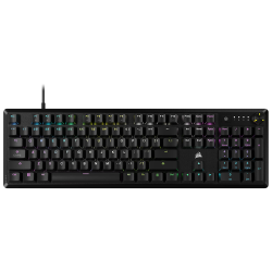 Corsair Gaming K70 CORE - US layout - Red Linear Switches - Black (Juoda) Mechaninė Žaidimų Klaviatūra