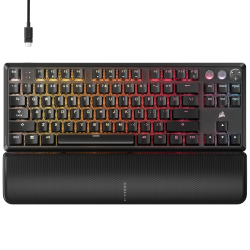 Corsair Gaming K70 PRO TKL HE - US layout - MGX Magnetic Switches - Black (Juoda) Magnetinė Žaidimų Klaviatūra