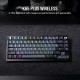 Corsair Gaming K65 PLUS WIRELESS 75% RGB - US layout - MX RED Switches - Mechaninė Belaidė Žaidimų Klaviatūra 