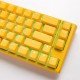 Žaidimų Klaviatūra Ducky One 3 Yellow (Geltona) SF - US layout - RGB - Cherry MX Silent Red Switches