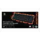 Deltaco Mini DK430 RGB - US Layout - Red Switches - Black (Juoda) Mechaninė Žaidimų Klaviatūra