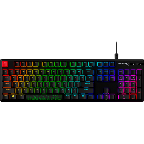 HyperX Alloy Origins PBT - US layout - HyperX Aqua Tactile Switches - Mechaninė Žaidimų Klaviatūra 