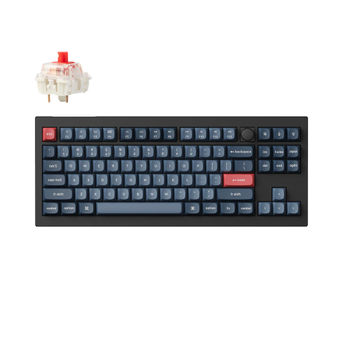 Keychron V3 Max Wireless - US Layout - Hot-Swappable Gateron Jupiter Red (V3M-D1) Mechaninė Belaidė Žaidimų Klaviatūra