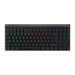 Logitech G515 LIGHTSPEED TKL Wireless - US INT'L layout - Tactile Brown Switches - Black (Juoda) Mechaninė Belaidė Žaidimų Klaviatūra