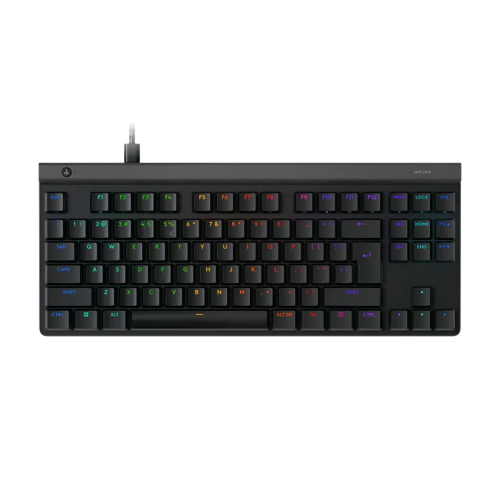 Logitech G515 TKL - US INT'L layout - Tactile Brown Switches - Black (Juoda) Mechaninė Žaidimų Klaviatūra