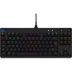 Logitech G Pro TKL - US INT'L layout - GX Blue Switches - Black (Juoda) Mechaninė Žaidimų Klaviatūra