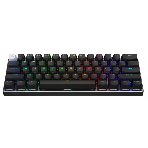 Logitech G PRO X 60 Wireless - US INT'L layout - GX Optical Tactile Switches - Black (Juoda) Optinė Belaidė Žaidimų Klaviatūra 