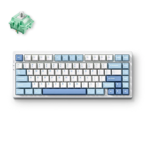 MCHOSE G75 Pro - US Layout - Cabbage Tofu V2 - Blue (Mėlyna) Belaidė Žaidimų Klaviatūra MCHOSE G75 Pro - US Layout - Cabbage Tofu V2 - Blue (Mėlyna) Belaidė Žaidimų Klaviatūra