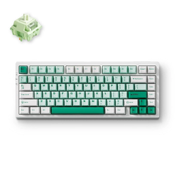 MCHOSE G75 Pro - US Layout - Matcha Latte - Green (Žalia) Belaidė Žaidimų Klaviatūra