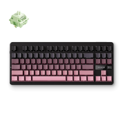 MCHOSE G87 - US Layout - Matcha Latte - Black Pink (Juodai Rožinė) Belaidė Žaidimų Klaviatūra