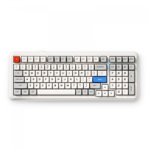 MCHOSE K99 V2 - US Layout - Icy Creamsicle - Retro White (Retro Balta) Belaidė Žaidimų Klaviatūra MCHOSE K99 V2 - US Layout - Icy Creamsicle - Retro White (Retro Balta) Belaidė Žaidimų Klaviatūra