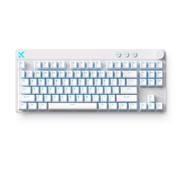 MCHOSE Mix 87 - US Layout - Mount Tai Magnetic - White (Balta) Magnetinė Žaidimų Klaviatūra