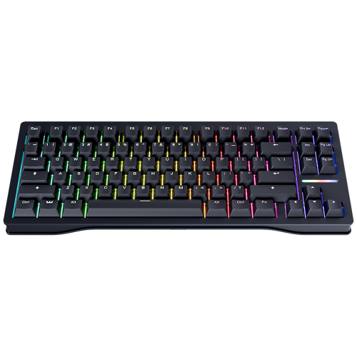 Wooting 80HE - US Layout - Lekker L60 V2 Switches - PCR Black (Juoda) Magnetinė Žaidimų Klaviatūra