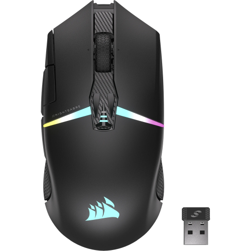 Corsair Gaming NIGHTSABRE WIRELESS Black (Juoda) Belaidė Žaidimų Pelė