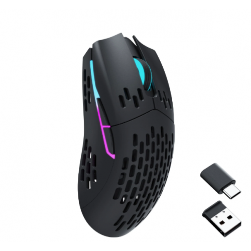 Keychron M1 Wireless (1000Hz) Black (M1-A3) Juoda Belaidė Žaidimų Pelė