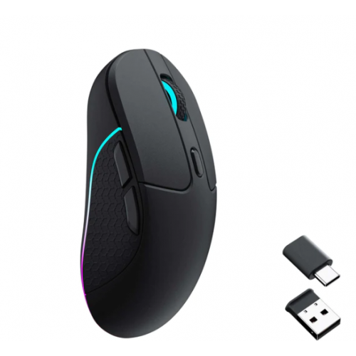 Keychron M3 Wireless (1000Hz) Black (M3-A1) Juoda Belaidė Žaidimų Pelė