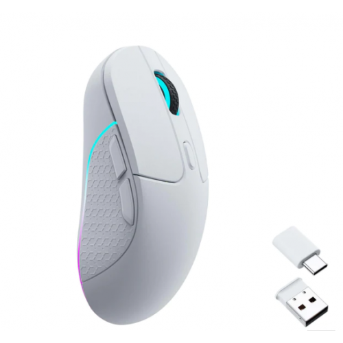 Keychron M3 Wireless (1000Hz) White (M3-A3) Balta Belaidė Žaidimų Pelė