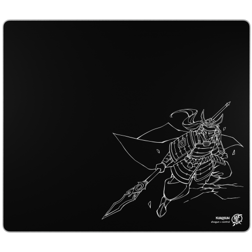 Kurosun Samurai Mousepad Black (490 x 420 x 3mm) (Juodas) Pelės Kilimėlis