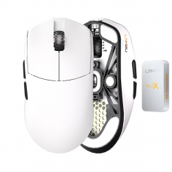 Lamzu MAYA X Wireless 8K White (Balta) Belaidė Žaidimų Pelė