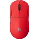 Logitech G Pro X Superlight Wireless Red (Raudona) Belaidė Žaidimų Pelė