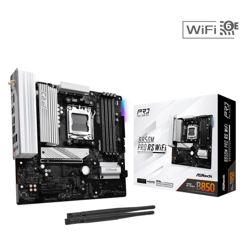 ASROCK B850M Pro RS WIFI Pagrindinė Plokštė ASROCK B850M Pro RS WIFI Pagrindinė Plokštė