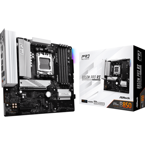 ASROCK B850M Pro RS Pagrindinė Plokštė ASROCK B850M Pro RS Pagrindinė Plokštė