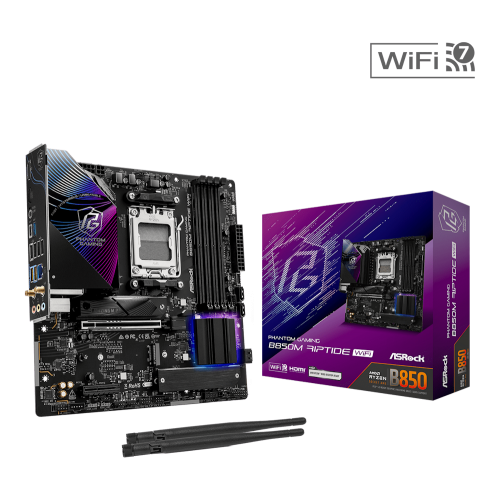 ASROCK B850M Riptide WiFi Pagrindinė Plokštė