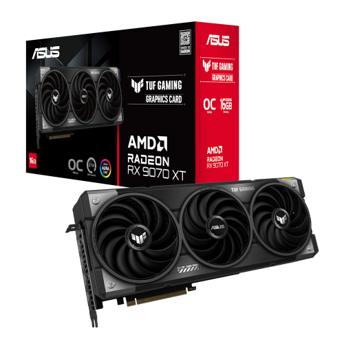 ASUS TUF Gaming Radeon RX 9070 XT 16GB GDDR6 OC Edition GPU Vaizdo Plokštė