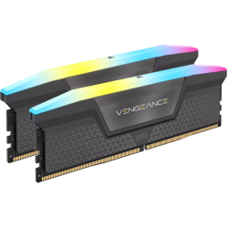 Corsair VENGEANCE RGB 32GB 2x16GB DDR5 6000MTs CL36 DIMM Grey RAM Operatyvioji Atmintis