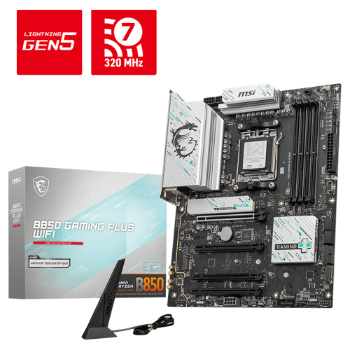 MSI B850 GAMING PLUS WIFI Pagrindinė Plokštė MSI B850 GAMING PLUS WIFI Pagrindinė Plokštė