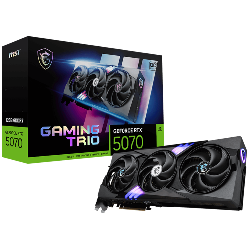 MSI GeForce RTX 5070 12G GAMING TRIO OC GPU Vaizdo Plokštė MSI GeForce RTX 5070 12G GAMING TRIO OC GPU Vaizdo Plokštė