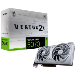 MSI GeForce RTX 5070 12G VENTUS 2X OC WHITE GPU Vaizdo Plokštė