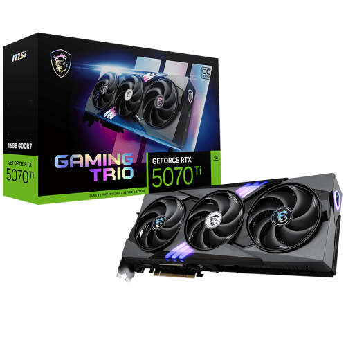 MSI GeForce RTX 5070 Ti 16G GAMING TRIO OC GPU Vaizdo Plokštė