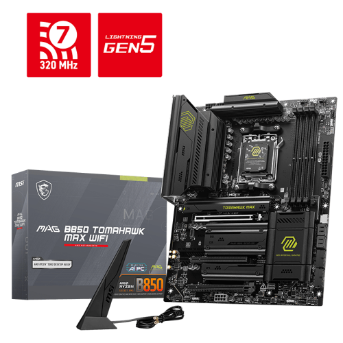 MSI MAG B850 TOMAHAWK MAX WIFI Pagrindinė Plokštė