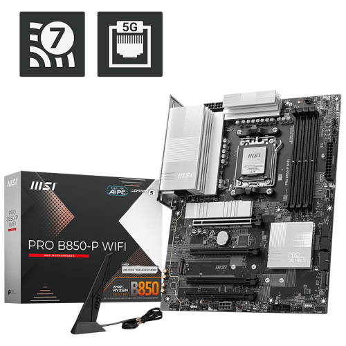 MSI PRO B850-P WIFI Pagrindinė Plokštė MSI PRO B850-P WIFI Pagrindinė Plokštė