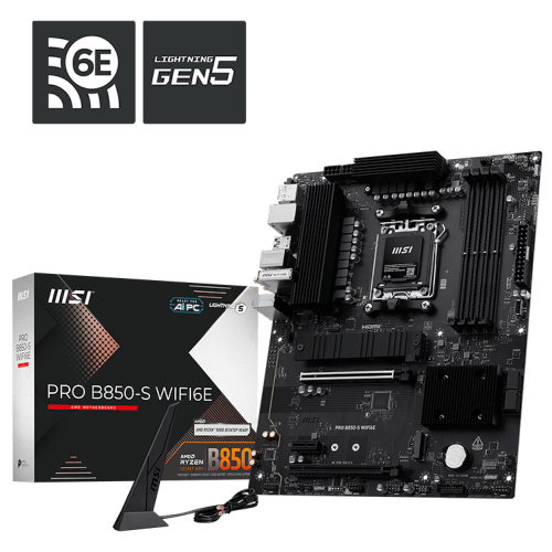 MSI PRO B850-S WIFI6E Pagrindinė Plokštė MSI PRO B850-S WIFI6E Pagrindinė Plokštė