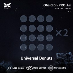 X-Raypad Obsidian Pro Air Skates Universal Donuts Grey 32 vnt. (⌀9.5 x 1.0 mm) (Pilki) Pakaitiniai Mouse Feet