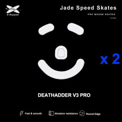 X-Raypad Jade Skates Razer Deathadder V3 Pro White 2 vnt. (Balti) Pakaitiniai Mouse Feet