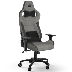 Corsair T3 RUSH Fabric (2023) Grey/Charcoal (Medžiaginė Juodai Pilka) Kėdė