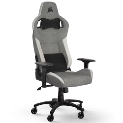 Corsair T3 RUSH Fabric (2023) Grey/White (Medžiaginė Baltai Pilka) Kėdė