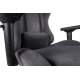 Deltaco DC430 Alcantara Fabric Dark Gray (Pilka Medžiaginė) Kėdė
