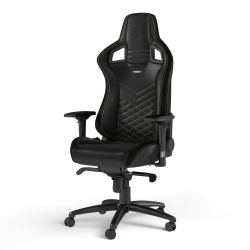 noblechairs EPIC - Black Gold - PU Leather (Juodai Auksinė PU Oda) Kėdė