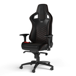 noblechairs EPIC - Black Red - PU Leather (Juodai Raudona PU Oda) Kėdė