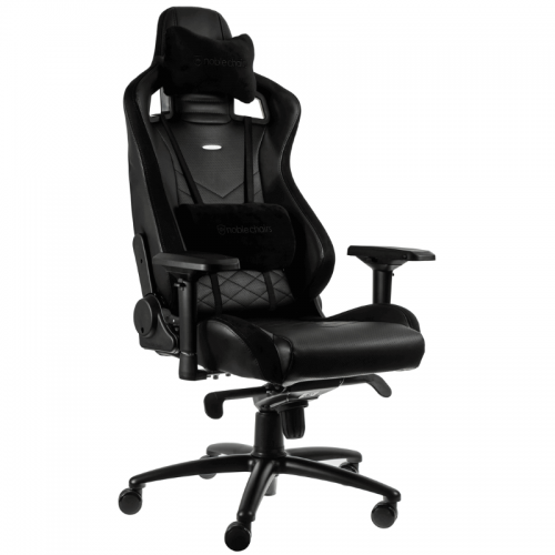 noblechairs EPIC Black PU Leather (Juoda PU Oda) Kėdė