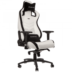 Žaidimų Kėdė noblechairs EPIC White/Black PU Leather (Baltai Juoda PU Oda)