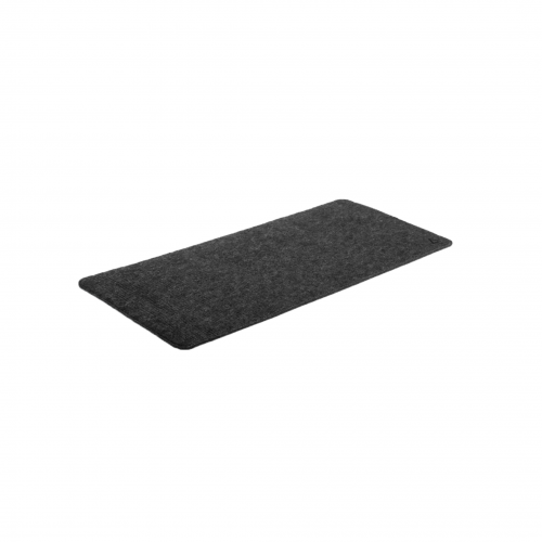 DELTAHUB Minimalistic Desk Mat S (630MM X 280MM) (Tamsiai Pilkas) Pelės Kilimėlis