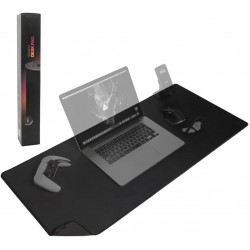 DELTAHUB Gaming Desk Mat Large Black (1000 x 450 x 3.5mm) (Juodas) Pelės Kilimėlis