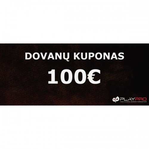 Playpro.lt Dovanų Kuponas 100 EUR