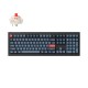 Keychron V6 Max Wireless - US Layout - Hot-Swappable Gateron Jupiter Red Switches (V6M-D1) Mechaninė Belaidė Žaidimų Klaviatūra