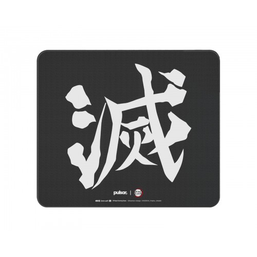 Pulsar ES2 x Demon Slayer Mousepad Black (XL 490mm x 420mm) (Juodas) Pelės Kilimėlis